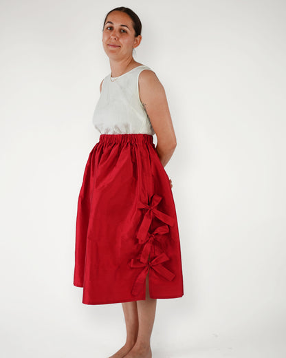 FREE Ballet Bow Skirt PDF Sewing Pattern | Beginner Skirt Pattern