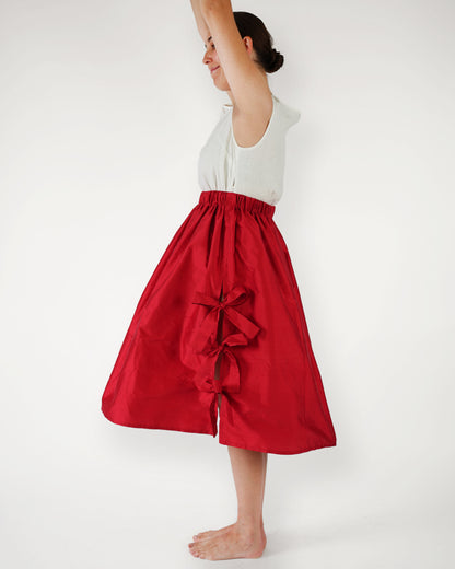 FREE Ballet Bow Skirt PDF Sewing Pattern | Beginner Skirt Pattern