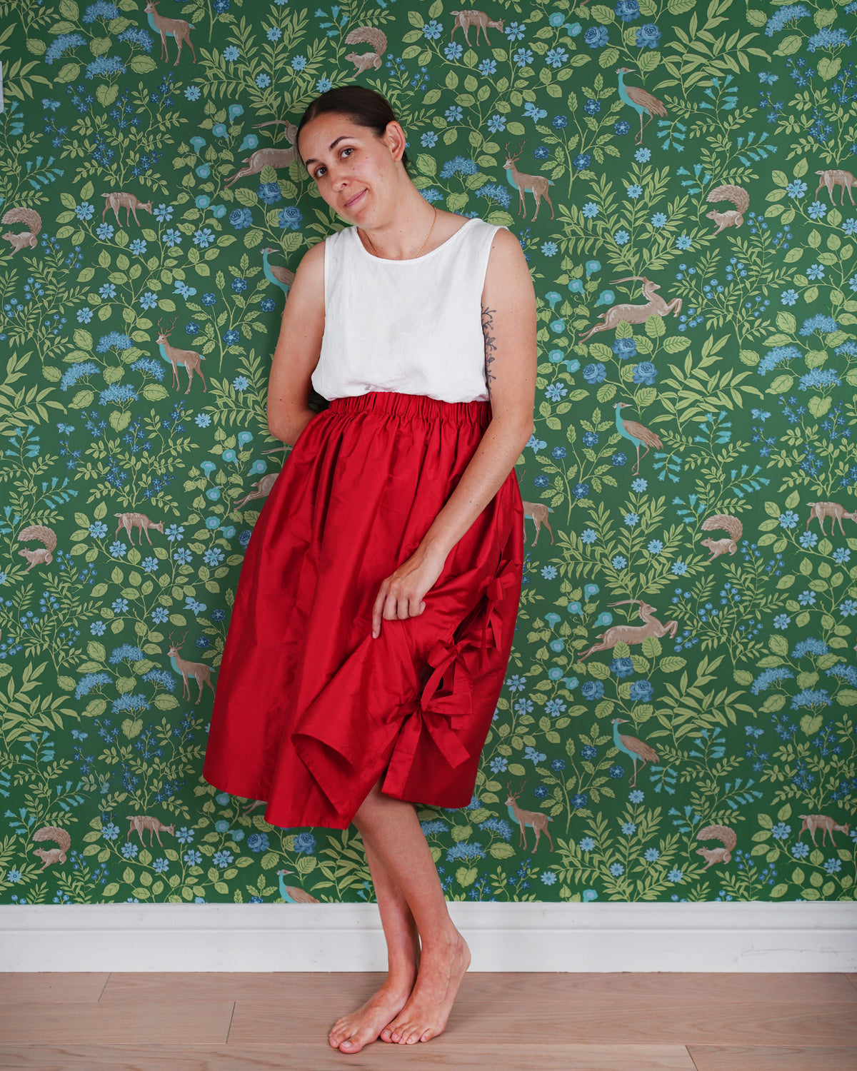 FREE Ballet Bow Skirt PDF Sewing Pattern | Beginner Skirt Pattern