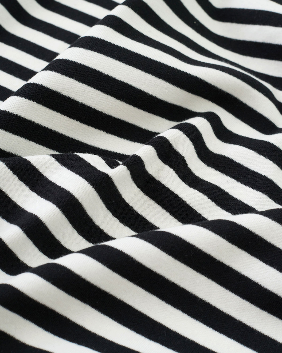 Black and White Mid Weight Jersey Knit