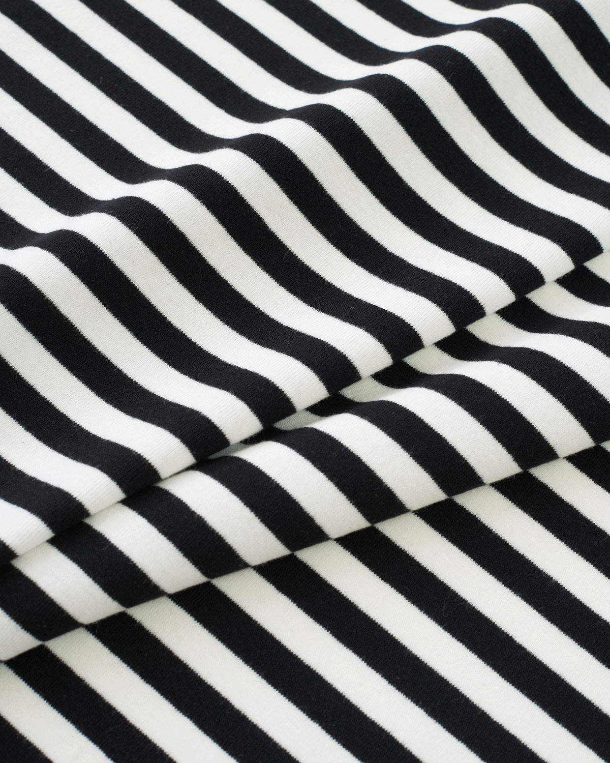 Black and White Mid Weight Jersey Knit