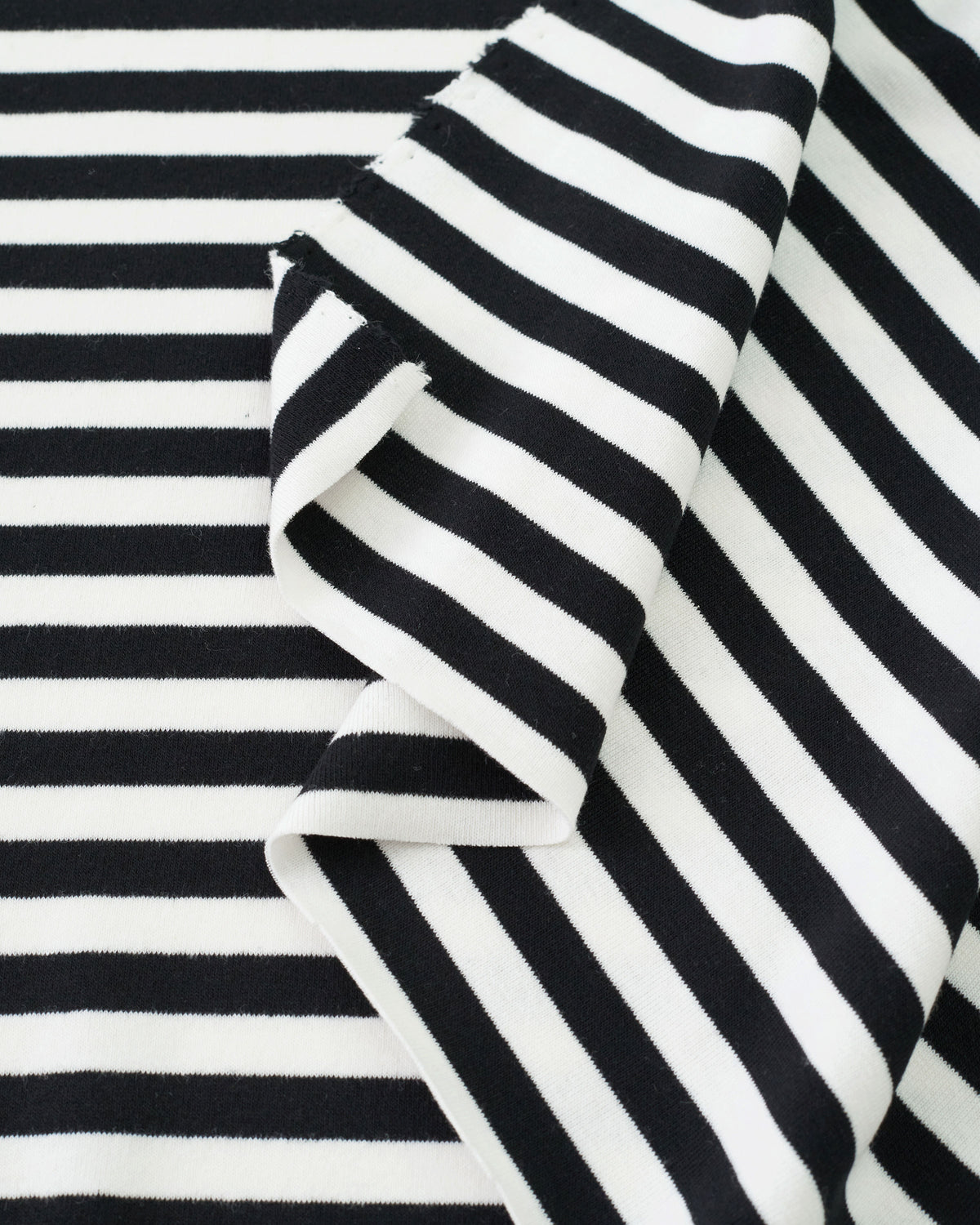 Black and White Mid Weight Jersey Knit