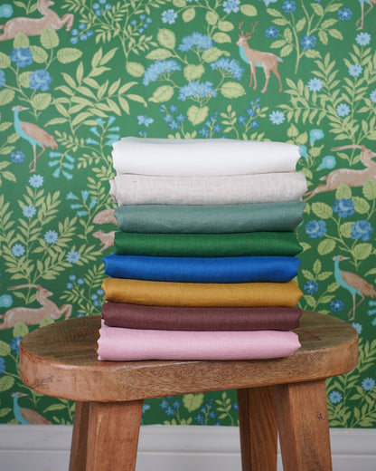 Cobalt Summer Cloud Linen