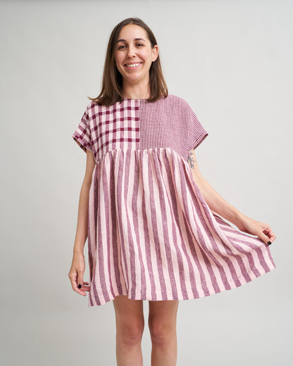 FREE Colorblock Set PDF Sewing Pattern | Beginner Top & Dress Pattern
