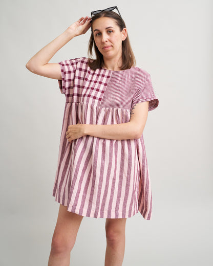 FREE Colorblock Set PDF Sewing Pattern | Beginner Top & Dress Pattern