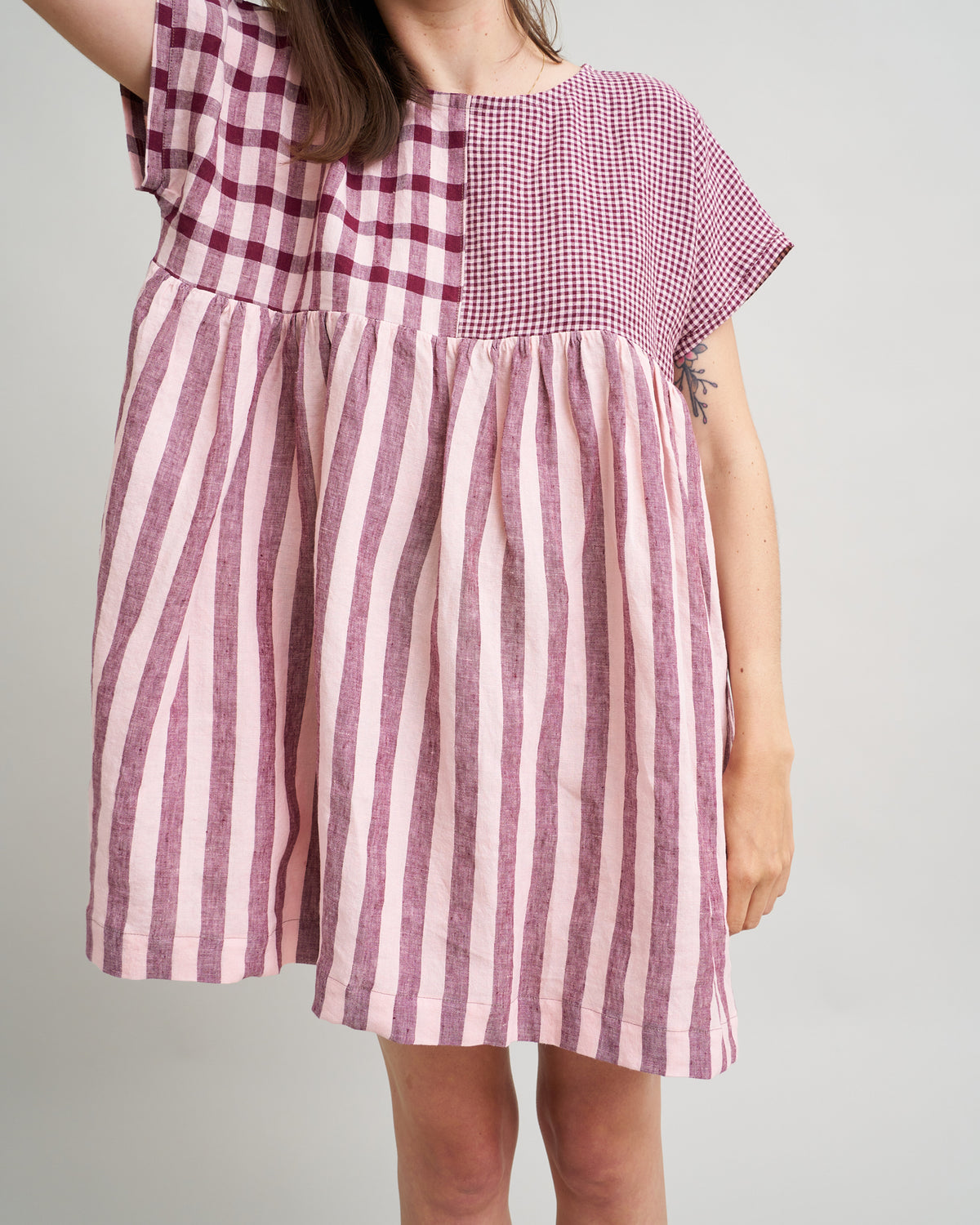 FREE Colorblock Set PDF Sewing Pattern | Beginner Top & Dress Pattern