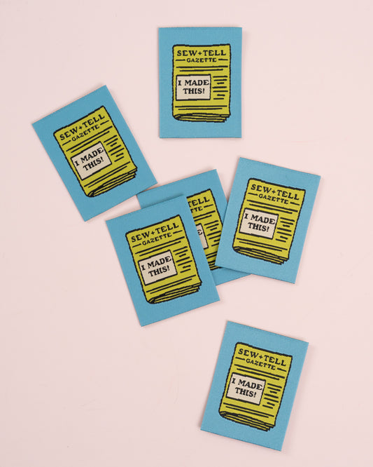Sew and Tell Gazette Large Garment Labels