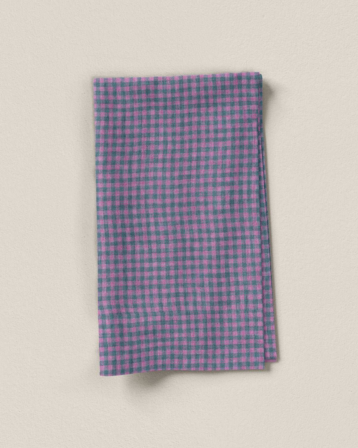 Micro Taffy Gingham Washed Linen