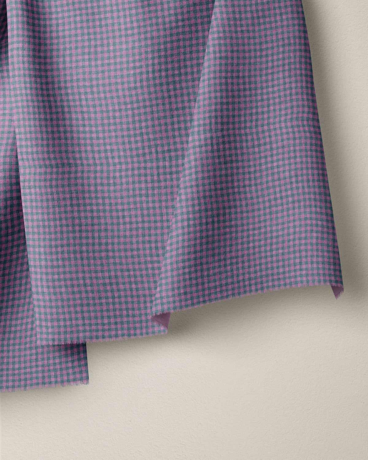 Micro Taffy Gingham Washed Linen