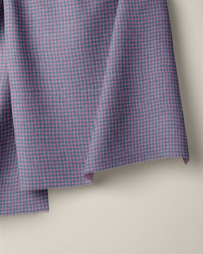 Micro Taffy Gingham Washed Linen