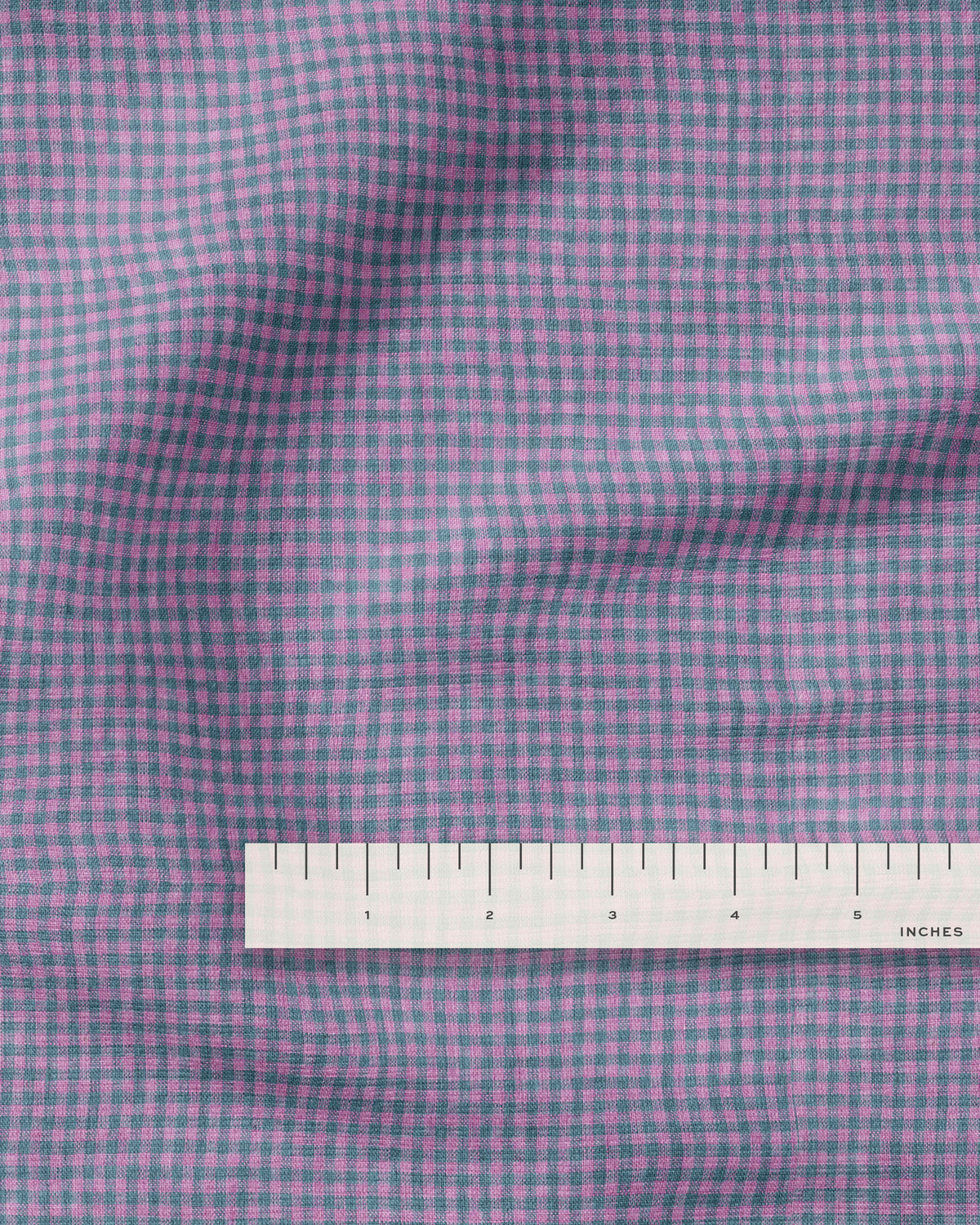 Micro Taffy Gingham Washed Linen