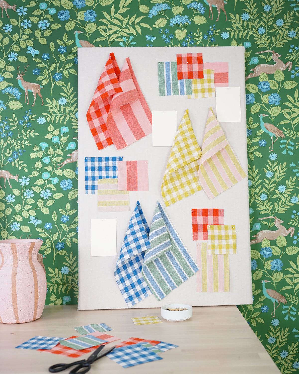 Lemonade Stripe Washed Linen