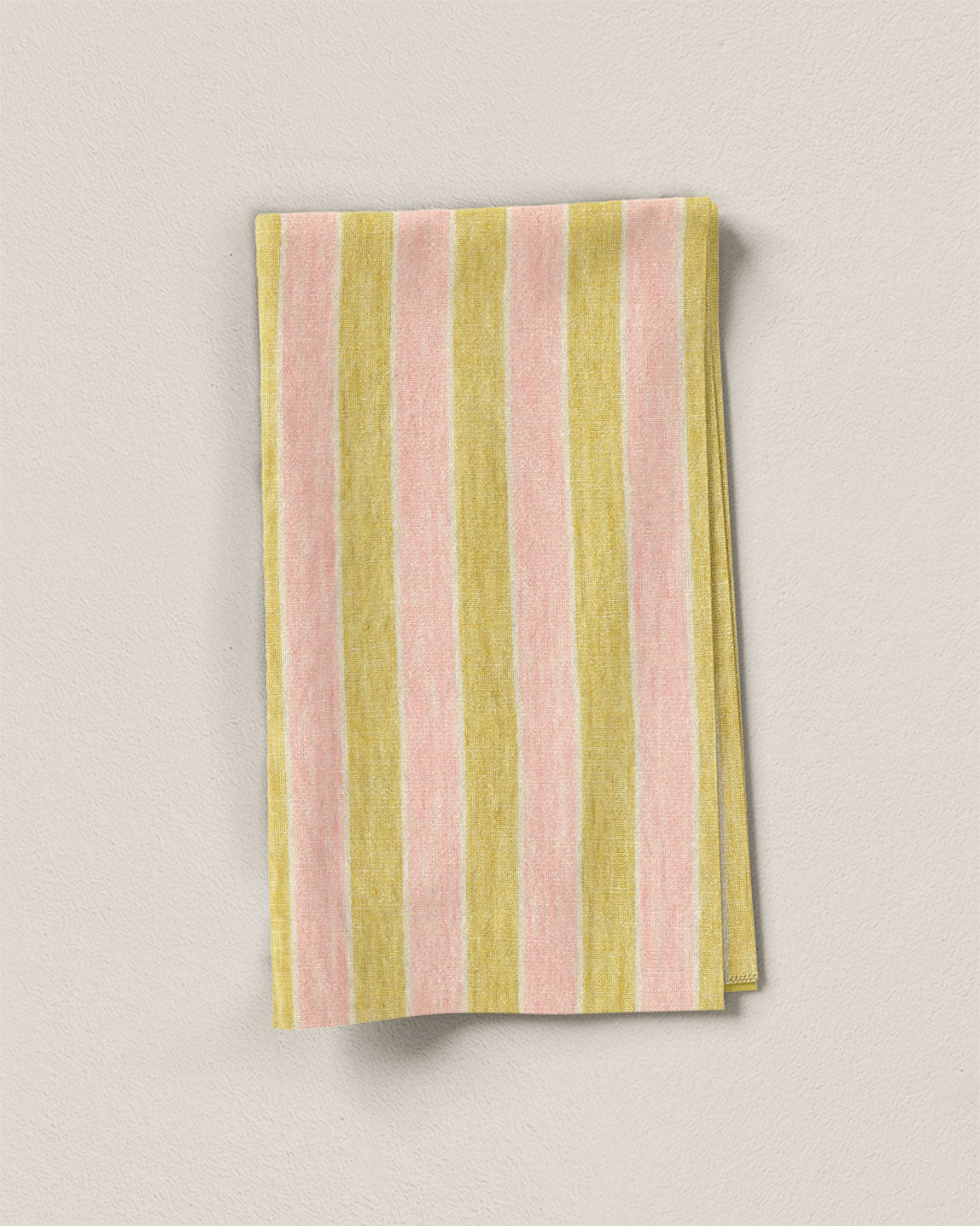 Lemonade Stripe Washed Linen