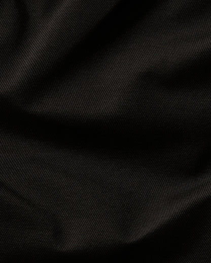 Black Washed Cotton Twill