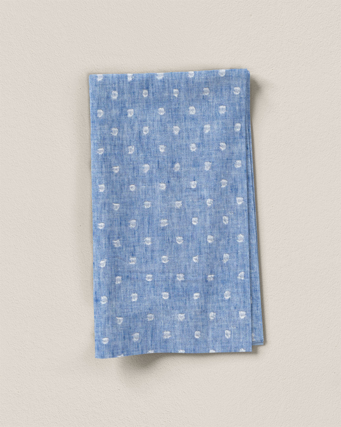 Chambray Jumbo Swiss Dot Linen