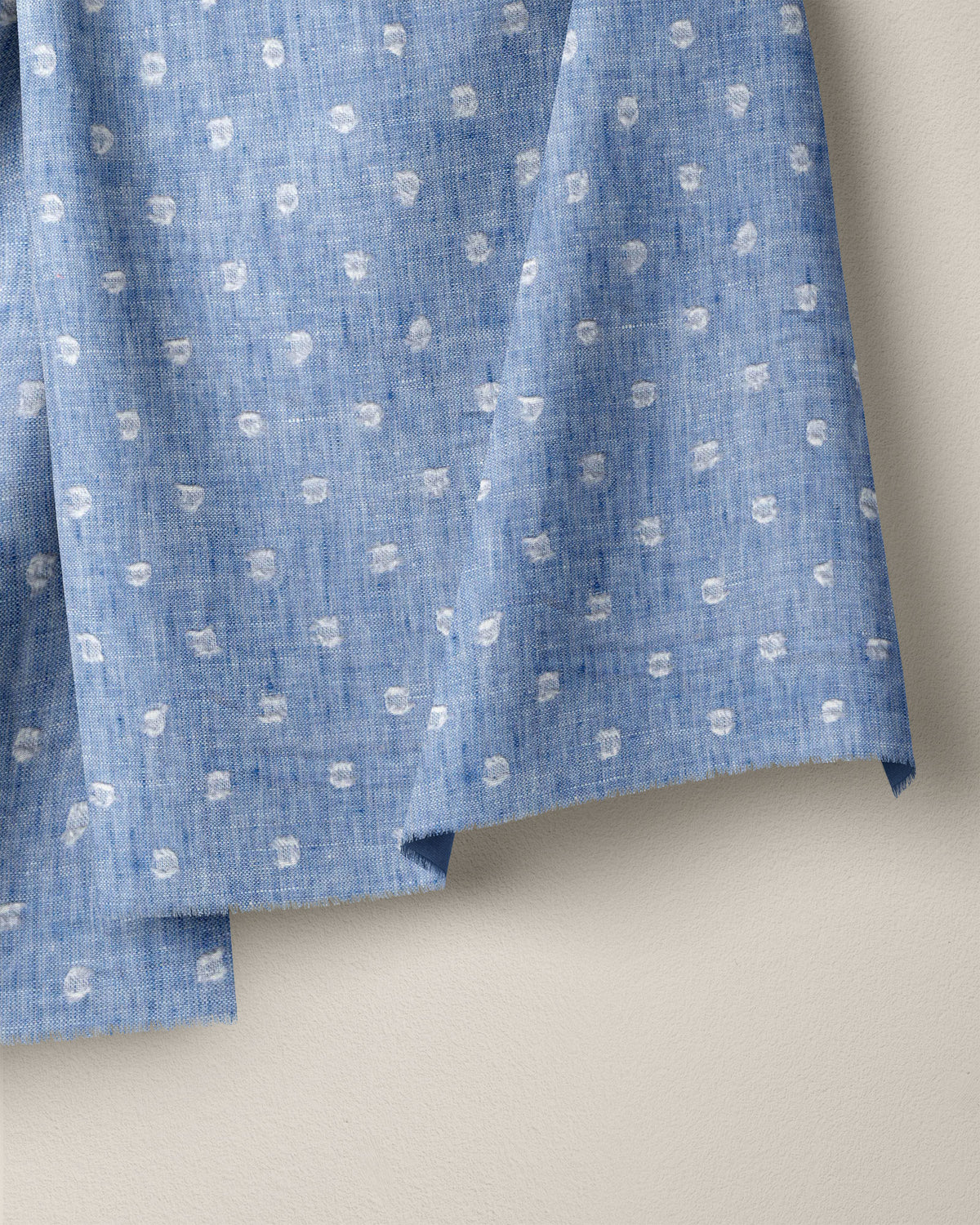 Chambray Jumbo Swiss Dot Linen