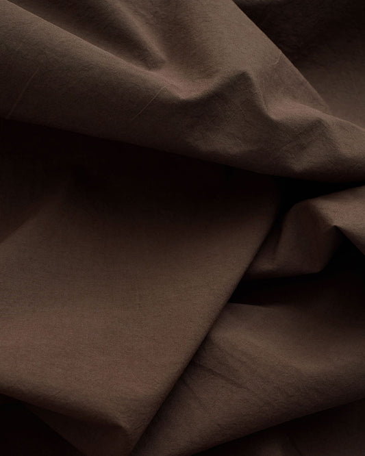 Day Brown Luxury Tumbled Poplin