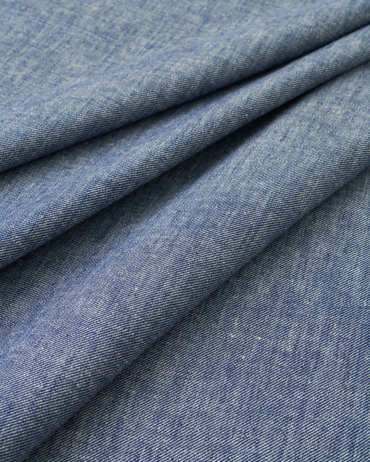 Day Glow Chambray Denim Linen Cotton Blend