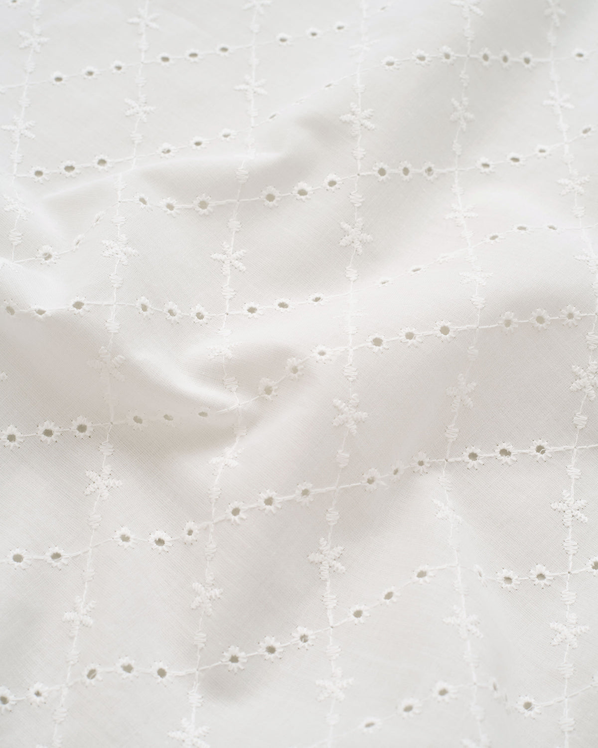 Diamond Trellis Cotton Eyelet