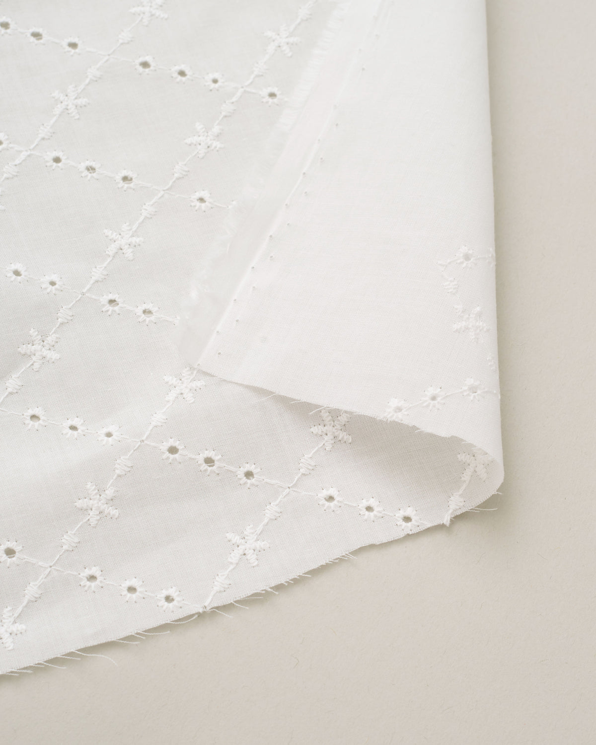Diamond Trellis Cotton Eyelet