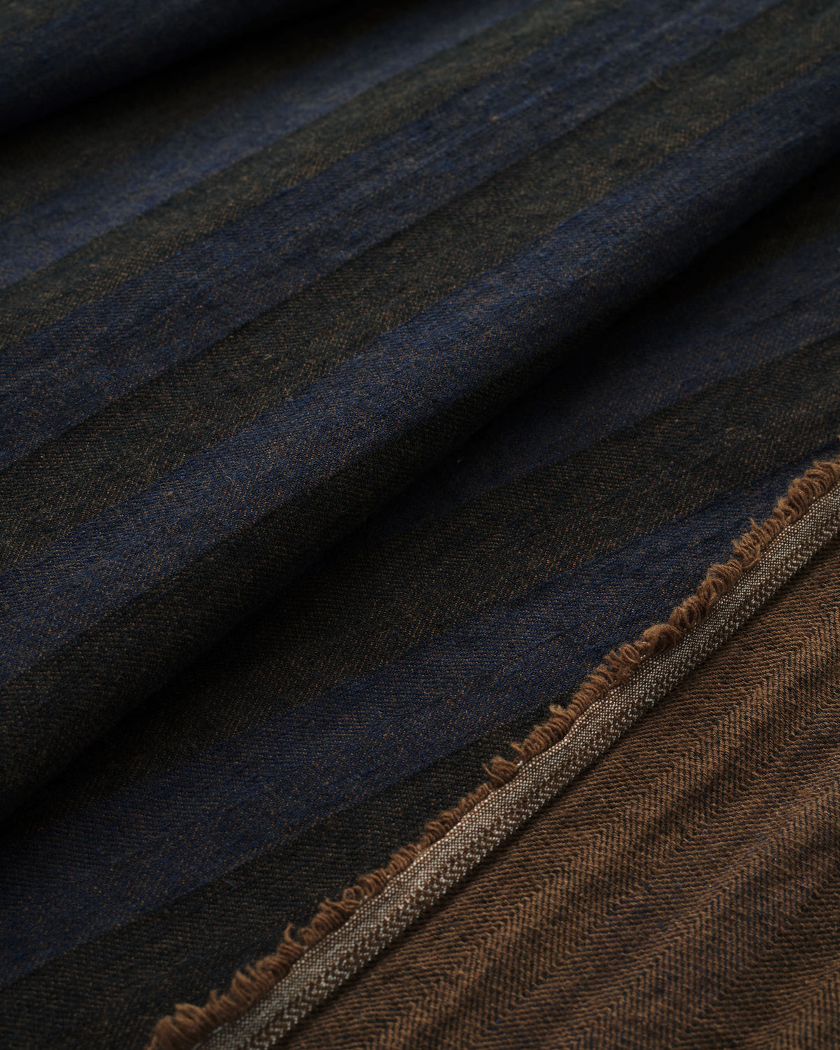 Hale Blue Stripe Linen Cotton Denim