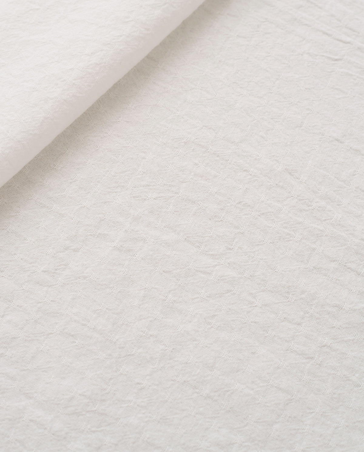 Gentle White Tiny Dobby Check Cotton