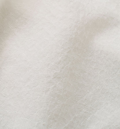 Gentle White Tiny Dobby Check Cotton
