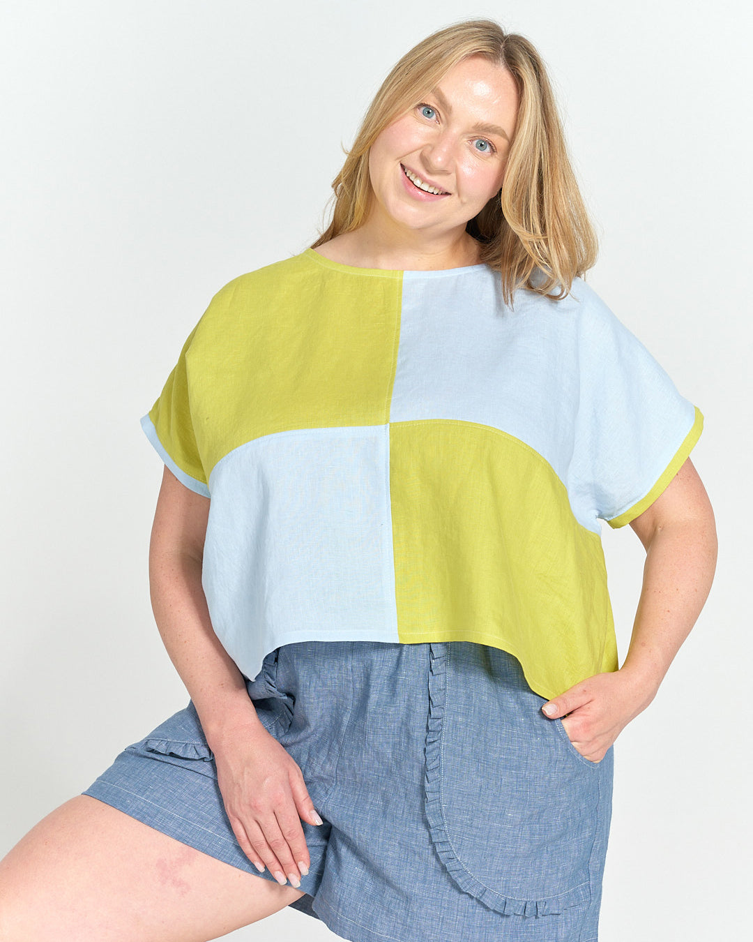 FREE Colorblock Set PDF Sewing Pattern | Beginner Top & Dress Pattern