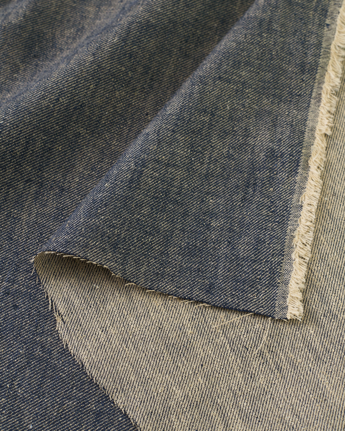 Night Tint Chambray Denim Linen Cotton Blend