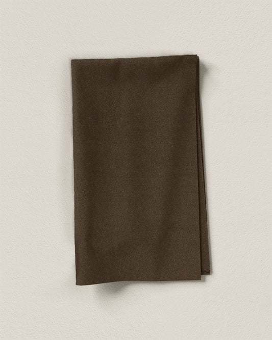 Toffee Bark Brushed Bull Denim