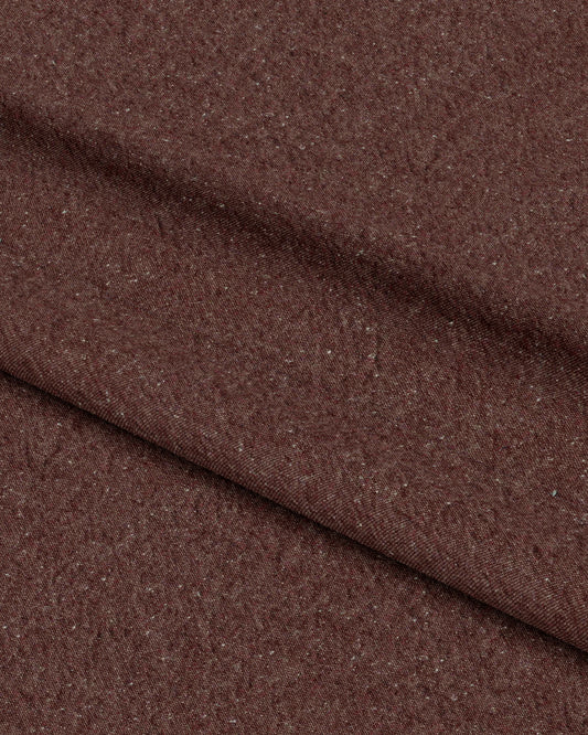 Weathered Brick Popcorn Cotton Denim