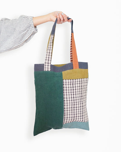 Stash Pocket Tote PDF Sewing Pattern